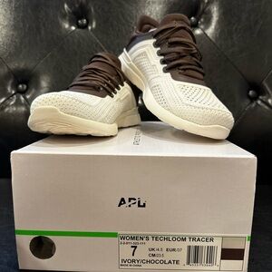 APL Women's Techloom Tracer Sneakers - Ivory and Chocolate